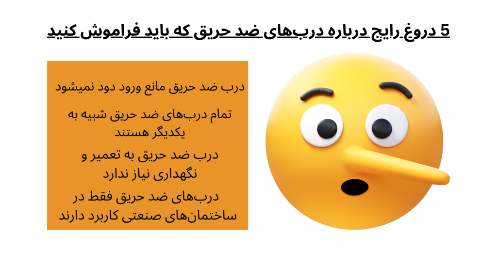 5 دروغ رایج درباره درب‌های ضد حریق که باید فراموش کنید