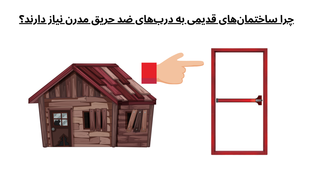 چرا ساختمان‌های قدیمی به درب‌های ضد حریق مدرن نیاز دارند؟